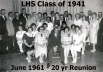 Class of 1941 - 20th class reunion - 1961
