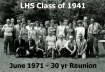 Class of 1941 - 30th class reunion - 1971