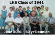 Class of 1941 - 60 yr reunion - 2001