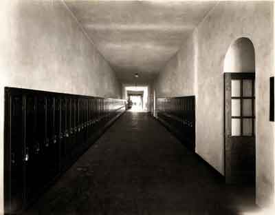 A hallway in old LHS.